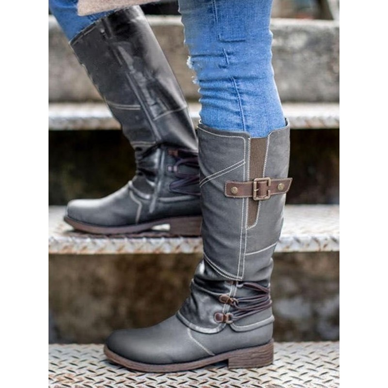 Vintage Solid Martin Boots