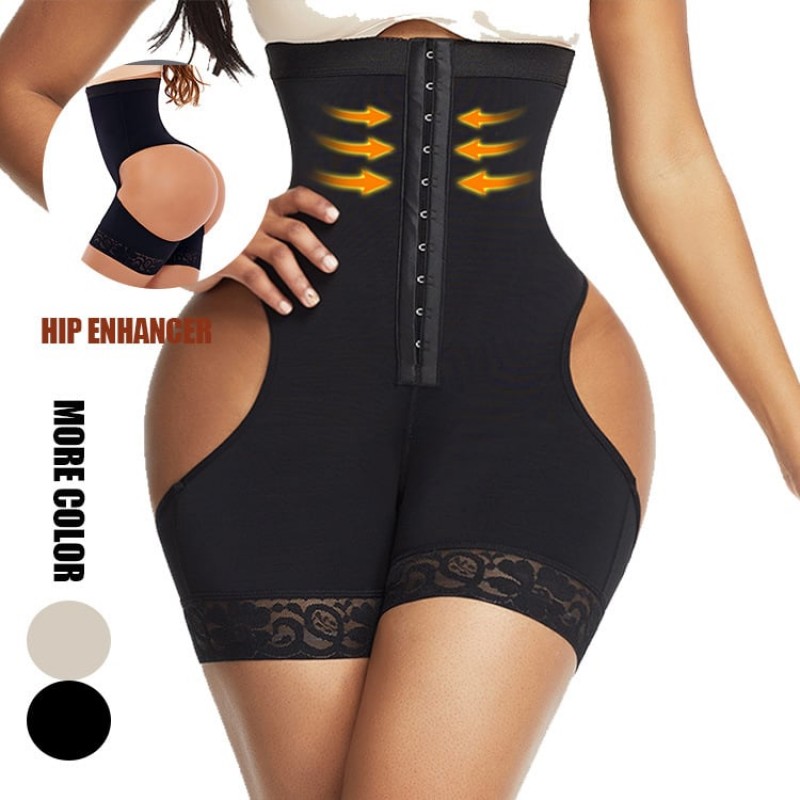Firm Tummy Compression Bodysuit Shaper with Butt L...