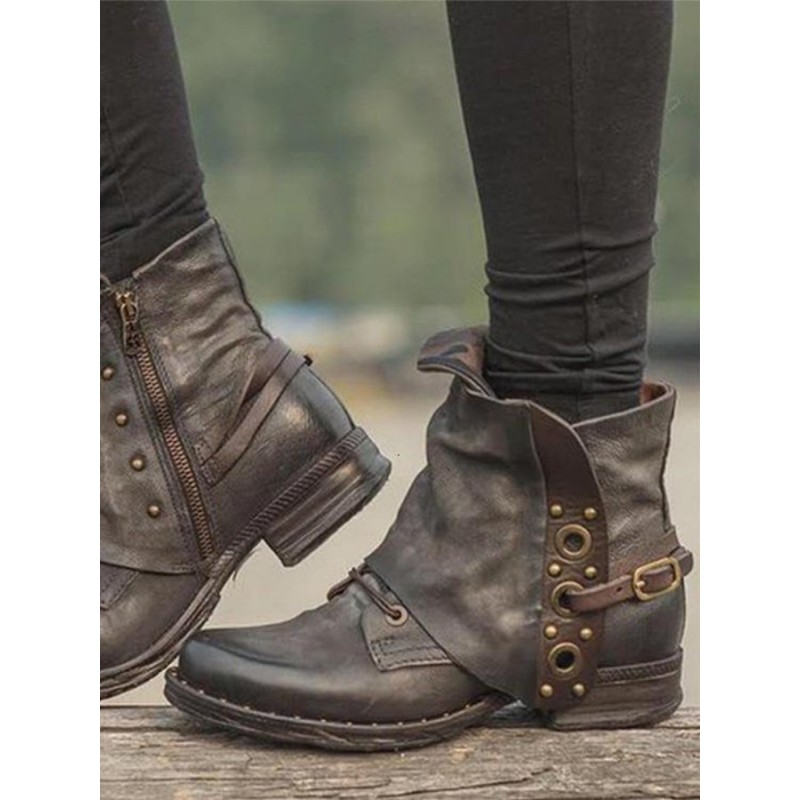 Women's Vintage Bohemian Martin Boots