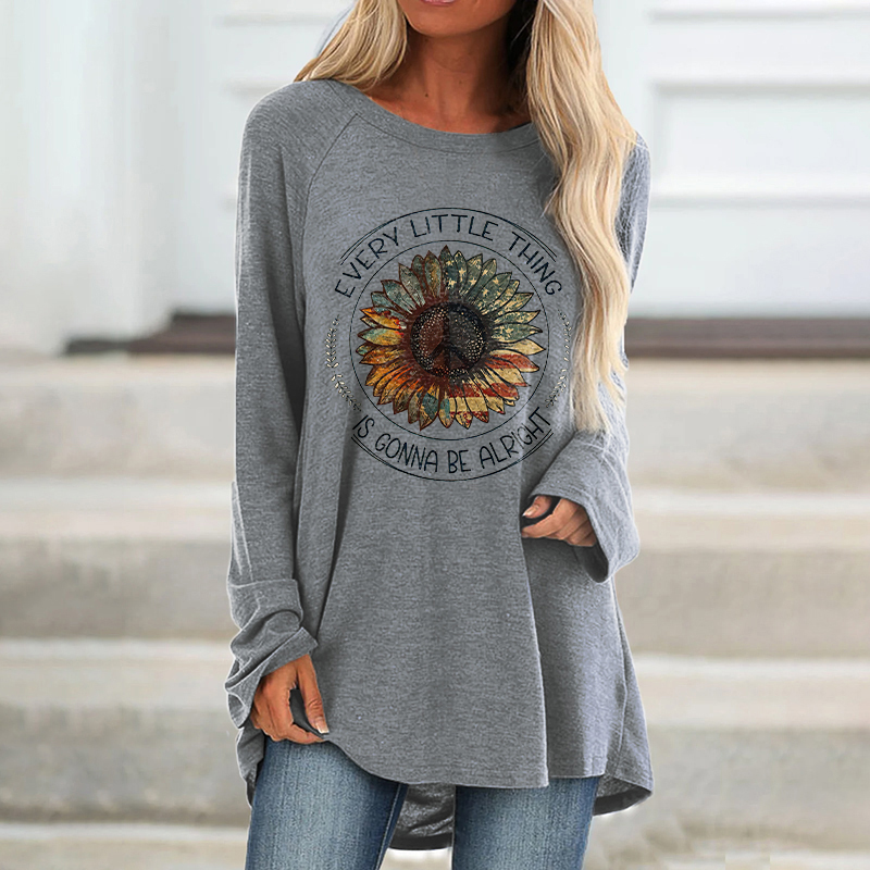 Every Little Thing Is Gonna Be Alright Printed Loo...