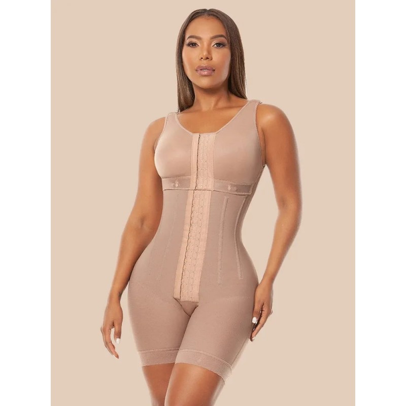 Women's Chest-Packed Body Shaper Postpartum Fajas ...